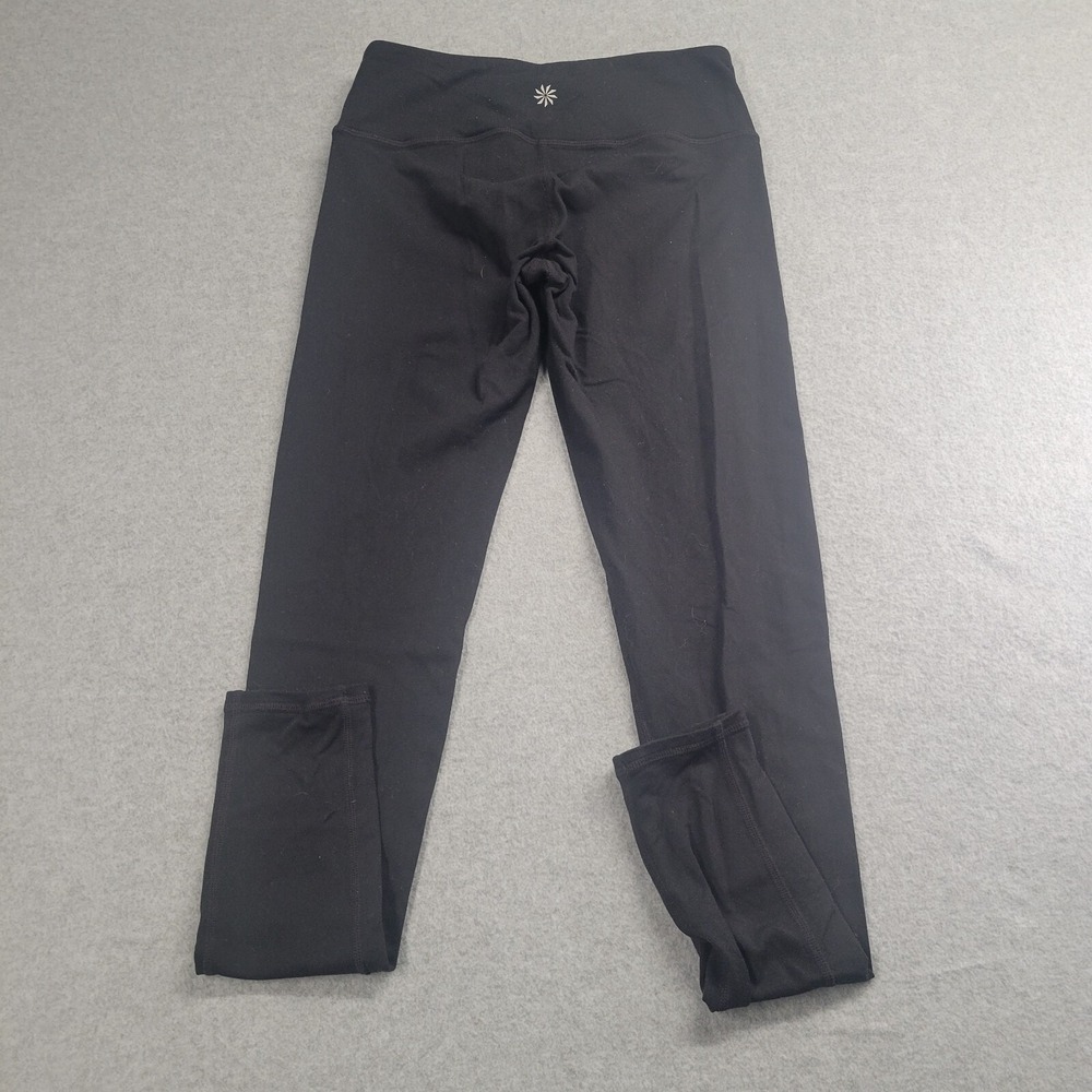 Athleta High Waisted Black Leggings Size XS Supplex Lycra Yoga Pants Gym‎